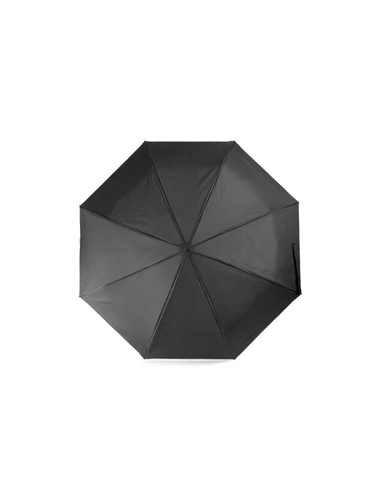 Parapluie coupe-vent en RPET, manuel, pliable | Uksan Matières : bois Couleurs : noir