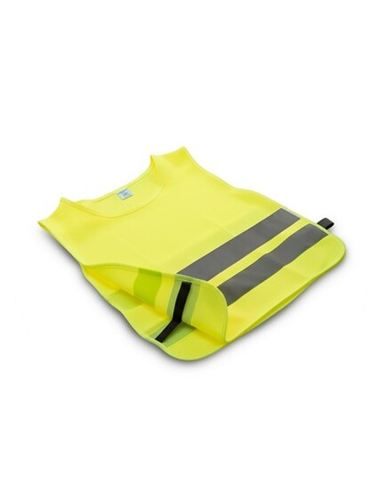 Gilet réfléchissant pour enfants | Nestana Matières : polyester Couleurs : jaune impression haute définition