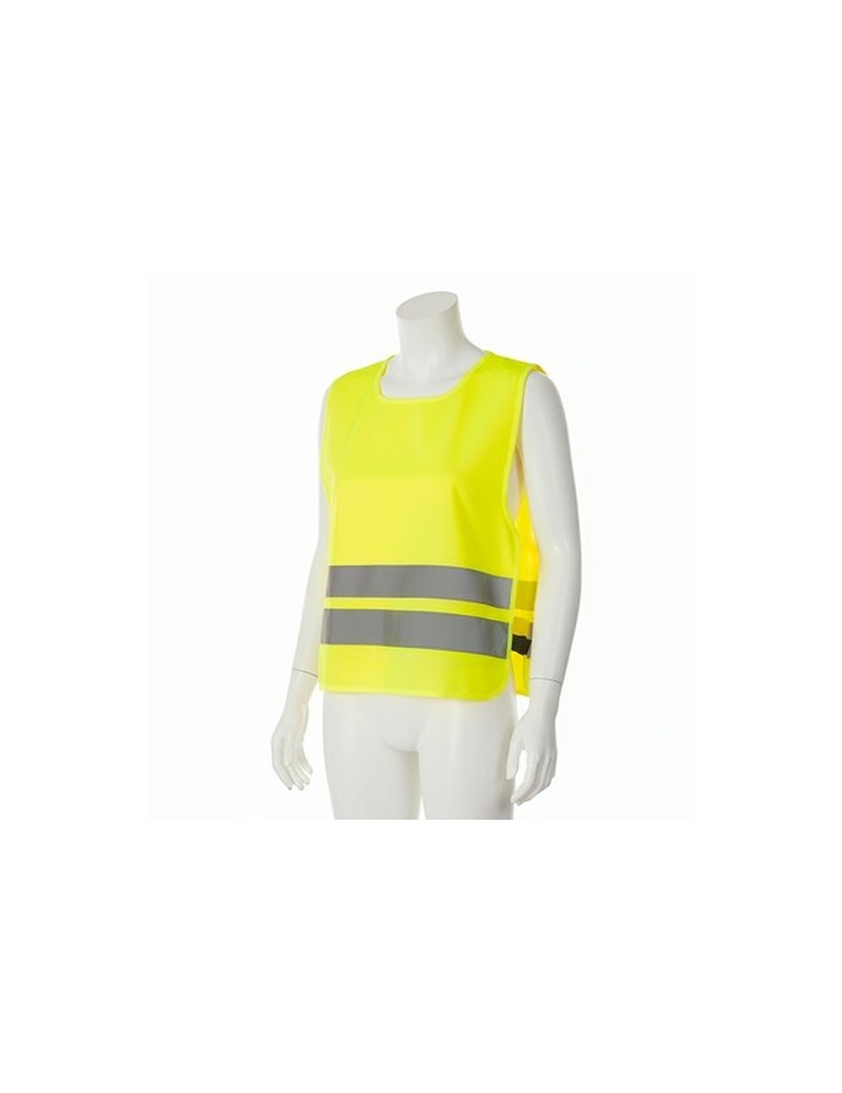 Gilet réfléchissant pour enfants | Nestana Matières : polyester Couleurs : jaune marquage laser ultra précis