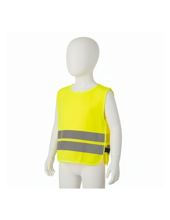 Gilet réfléchissant pour enfants | Nestana Matières : polyester Couleurs : jaune livraison express 24h 48h
