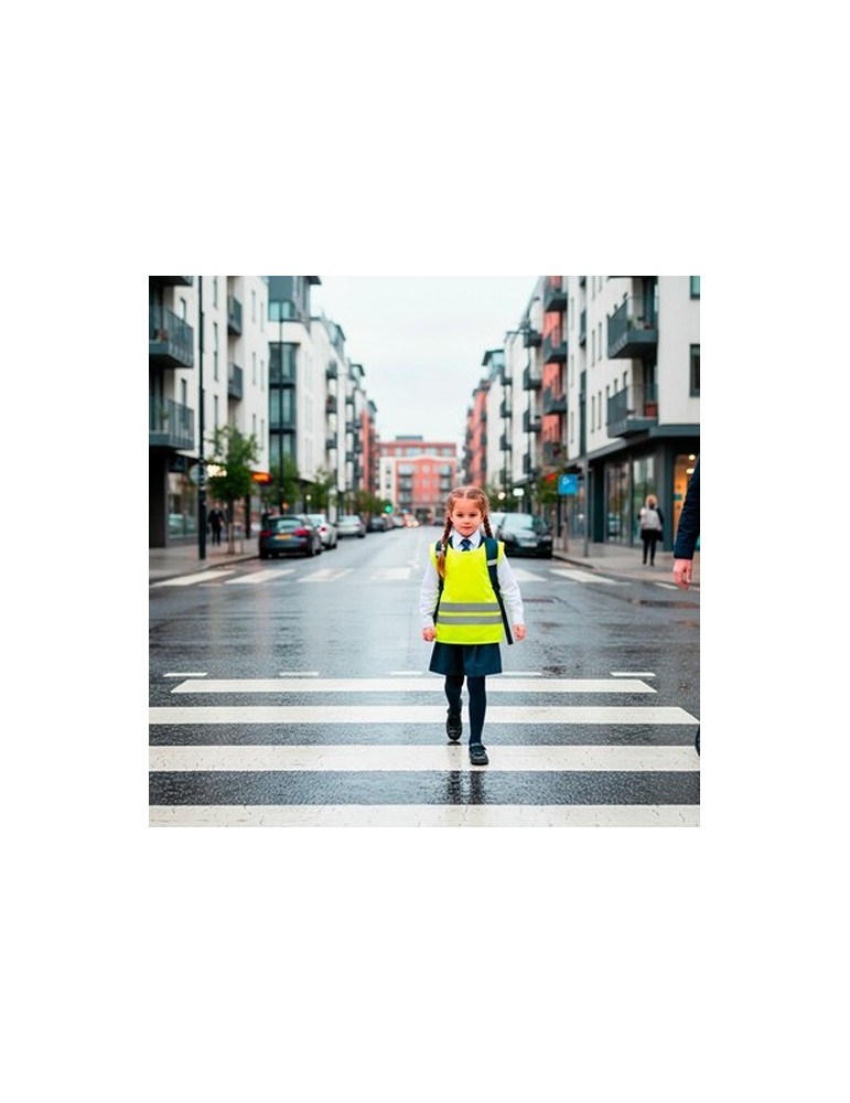 Gilet réfléchissant pour enfants | Nestana Matières : polyester Couleurs : jaune cadeau collaborateur premium
