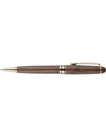 Stylo bille twist en bois de noyer Noa Matières : bois Couleurs : brun cadeau entreprise pas cher