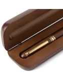 Stylo bille twist en bois de noyer Noa Matières : bois Couleurs : brun livraison express 24h 48h