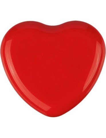Pot de baume à lèvres en PP en forme de cœur Ilja Matières : polypropylène (PP) Couleurs : rouge