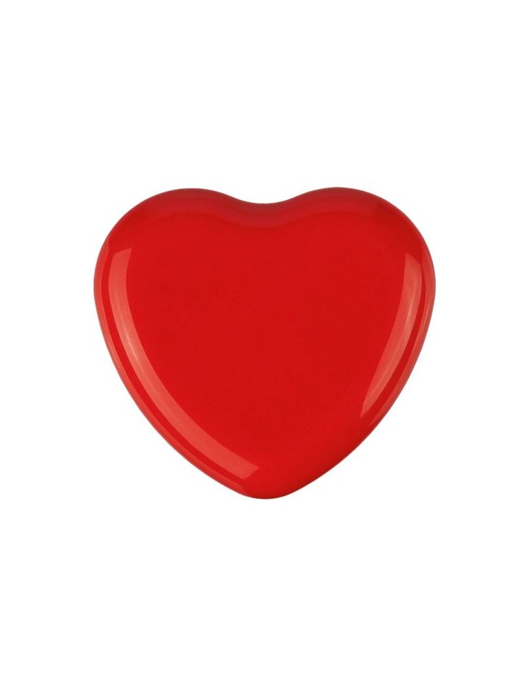Pot de baume à lèvres en PP en forme de cœur Ilja Matières : polypropylène (PP) Couleurs : rouge