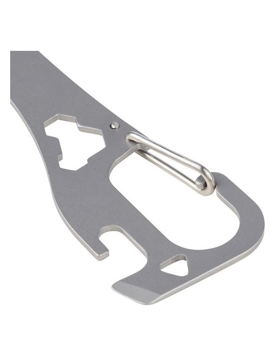 Cuillère-fourchette en acier inoxydable Noe Matières : acier inoxydable Couleurs : argenté impression haute définition