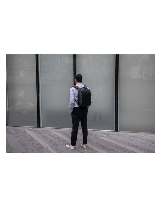 BrandCharger sac à dos Apex Matières : polyester Couleurs : noir objet promotionnel éco-responsable