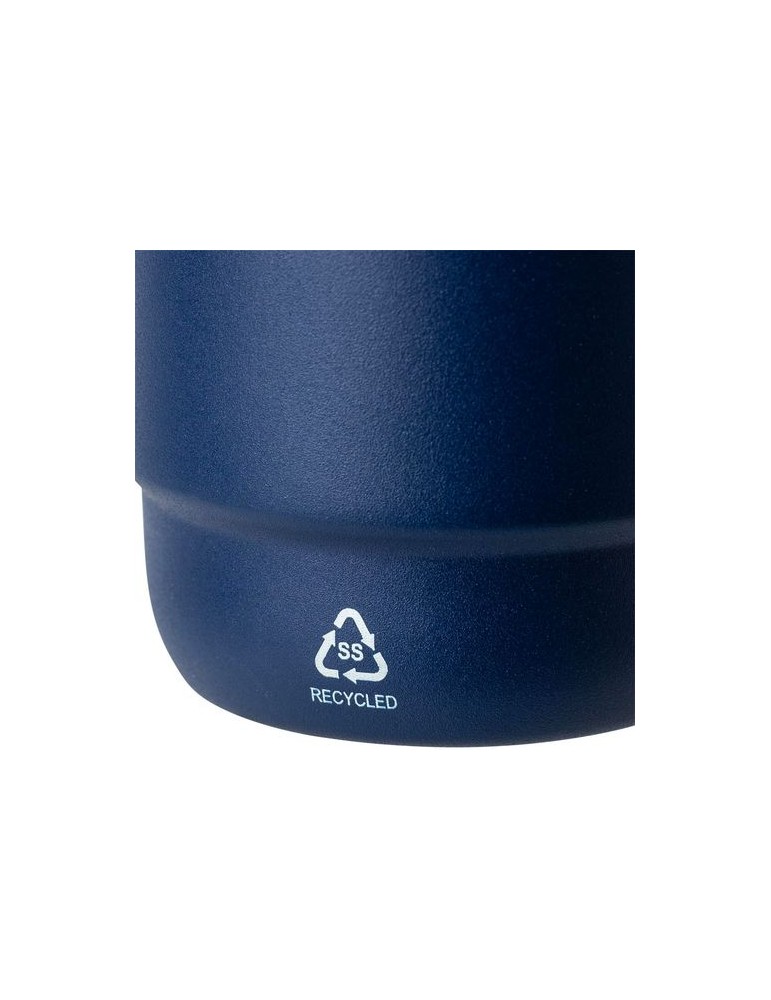 Mug double paroi de 180 ml en acier inoxydable recyclé Lilia Matières : céramique Couleurs : bleu livraison express 24h 48h