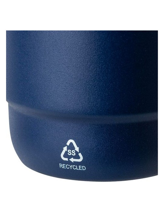 Mug double paroi de 180 ml en acier inoxydable recyclé Lilia Matières : céramique Couleurs : bleu livraison express 24h 48h