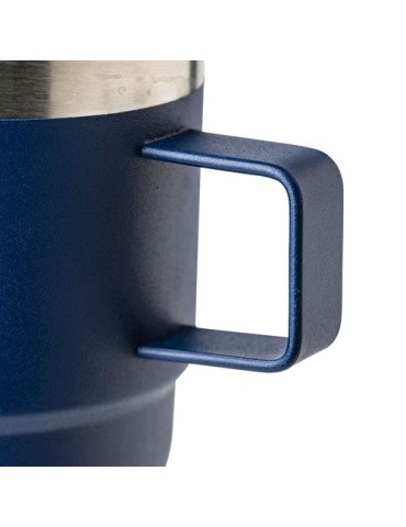 Mug double paroi de 180 ml en acier inoxydable recyclé Lilia Matières : céramique Couleurs : blanc goodies entreprise design