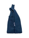 Sac isotherme roll-top en denim recyclé Mira Couleurs : bleu Matières : denim recyclé goodies publicitaire événementiel