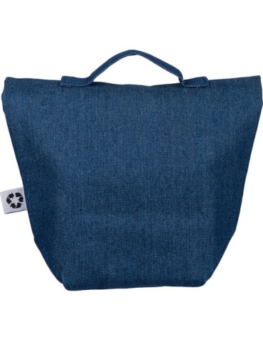 Sac isotherme roll-top en denim recyclé Mira Couleurs : bleu Matières : denim recyclé impression haute définition