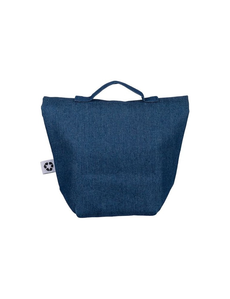 Sac isotherme roll-top en denim recyclé Mira Couleurs : bleu Matières : denim recyclé impression haute définition