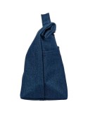 Sac isotherme roll-top en denim recyclé Mira Couleurs : bleu Matières : denim recyclé marquage laser ultra précis