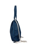 Sac à dos cordelette en denim recyclé Dex Couleurs : bleu Matières : denim recyclé marquage laser ultra précis