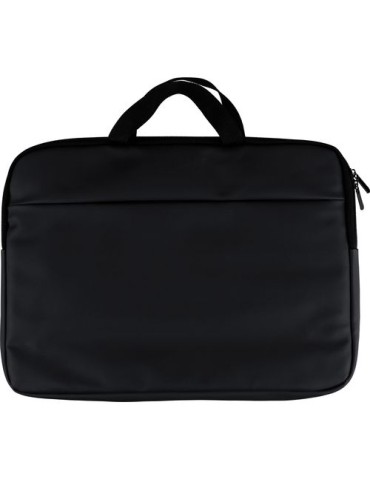 Sacoche pour ordinateur portable en PU recyclé Rafi Couleurs : noir Matières : PU recyclé