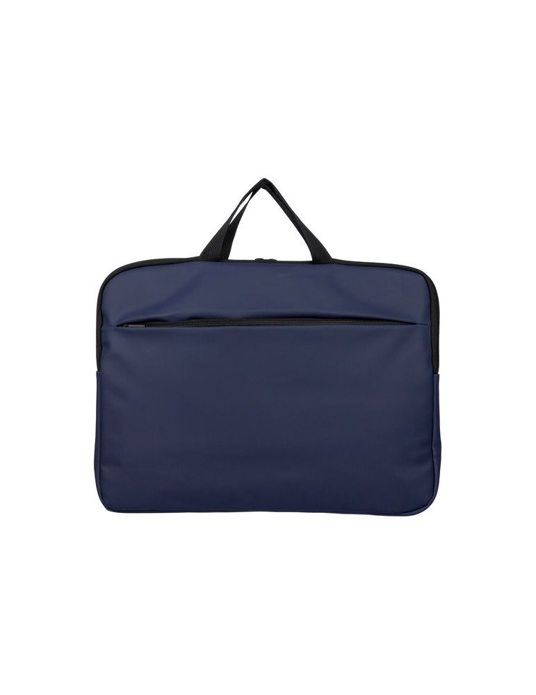 Sacoche pour ordinateur portable en PU recyclé Rafi Couleurs : noir Matières : PU recyclé cadeau client original