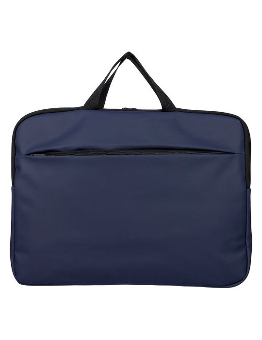 Sacoche pour ordinateur portable en PU recyclé Rafi Couleurs : noir Matières : PU recyclé cadeau client original