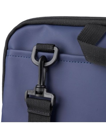 Sacoche pour ordinateur portable en PU recyclé Rafi Couleurs : noir Matières : PU recyclé goodies publicitaire durable