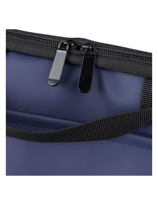 Sacoche pour ordinateur portable en PU recyclé Rafi Couleurs : noir Matières : PU recyclé cadeau entreprise pas cher