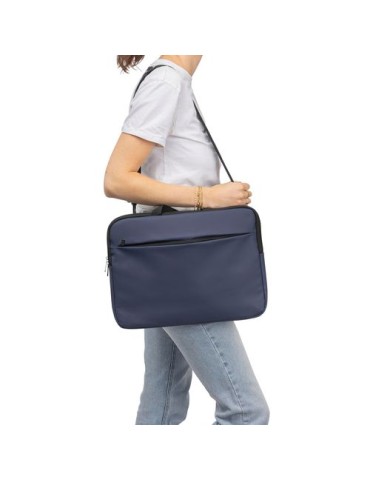 Sacoche pour ordinateur portable en PU recyclé Rafi Couleurs : noir Matières : PU recyclé livraison express 24h 48h