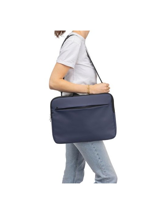 Sacoche pour ordinateur portable en PU recyclé Rafi Couleurs : noir Matières : PU recyclé livraison express 24h 48h