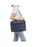 Sacoche pour ordinateur portable en PU recyclé Rafi Couleurs : noir Matières : PU recyclé livraison express 24h 48h