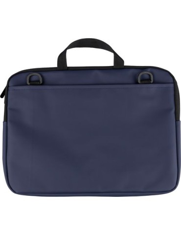 Sacoche pour ordinateur portable en PU recyclé Rafi Couleurs : bleu Matières : PU recyclé accessoire événementiel unique