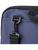 Sacoche pour ordinateur portable en PU recyclé Rafi Couleurs : bleu Matières : PU recyclé personnalisable avec votre logo