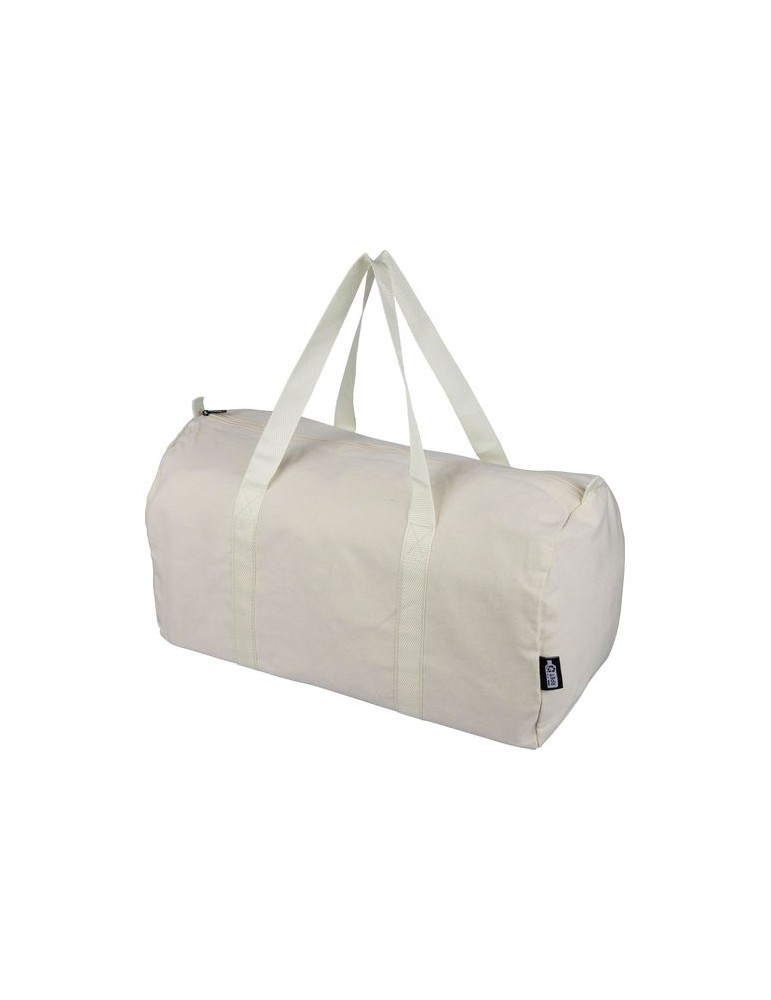 Sac de sport en polycoton recyclé 330 g/m2 Tian Matières : coton recyclé Couleurs : beige goodies publicitaire événementiel