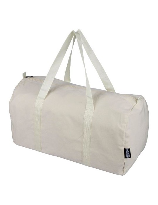 Sac de sport en polycoton recyclé 330 g/m2 Tian Matières : coton recyclé Couleurs : beige goodies publicitaire événementiel