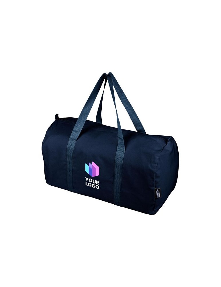 Sac de sport en polycoton recyclé 330 g/m2 Tian Matières : coton recyclé Couleurs : beige marquage laser ultra précis