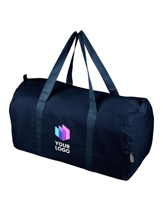Sac de sport en polycoton recyclé 330 g/m2 Tian Matières : coton recyclé Couleurs : beige marquage laser ultra précis