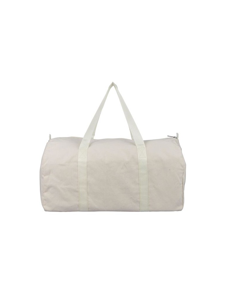 Sac de sport en polycoton recyclé 330 g/m2 Tian Matières : coton recyclé Couleurs : beige personnalisation rapide en France