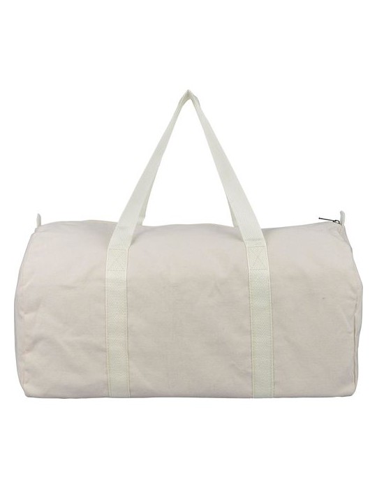 Sac de sport en polycoton recyclé 330 g/m2 Tian Matières : coton recyclé Couleurs : beige personnalisation rapide en France