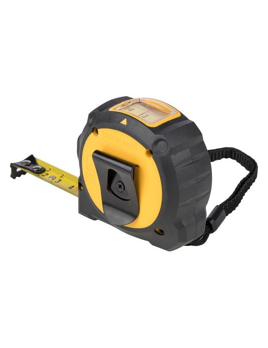 Mètre-ruban ABS et TPR Rina Matières : métal Couleurs : jaune goodies publicitaire événementiel