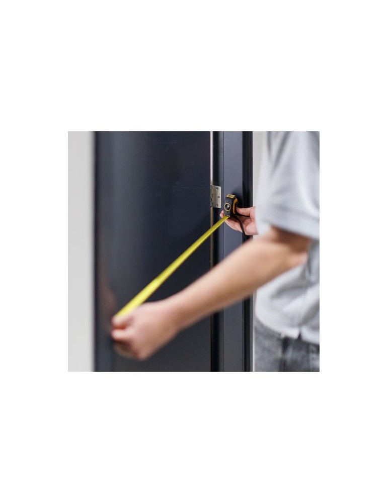 Mètre-ruban ABS et TPR Rina Matières : métal Couleurs : jaune cadeau collaborateur premium