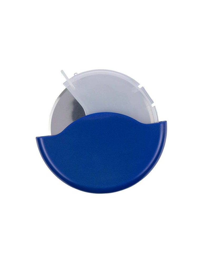 Roulette à pizza en ABS Maurice Matières : acier inoxydable Couleurs : bleu cobalt personnalisable avec votre logo