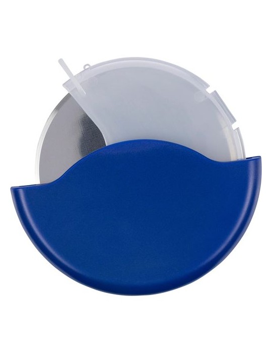 Roulette à pizza en ABS Maurice Matières : acier inoxydable Couleurs : bleu cobalt personnalisable avec votre logo