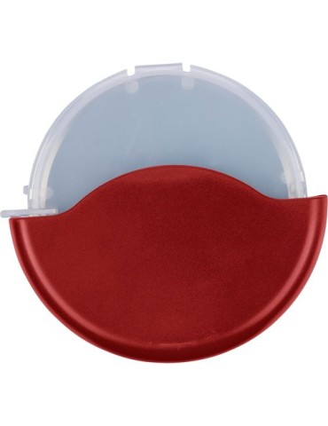 Roulette à pizza en ABS Maurice Matières : acier inoxydable Couleurs : rouge personnalisable avec votre logo