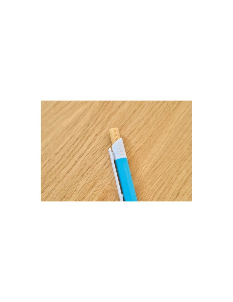 Stylo à bille en ABS recyclé Zian Matières : ABS recyclé Couleurs : noir impression logo haute qualité