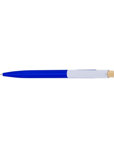 Stylo à bille en ABS recyclé Zian Matières : ABS recyclé Couleurs : bleu clair objet publicitaire robuste