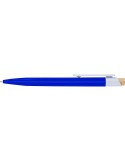 Stylo à bille en ABS recyclé Zian Matières : ABS recyclé Couleurs : bleu clair cadeau affaires élégant