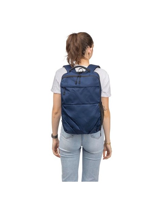 Sac à dos Ocean Bound en polyester rPET 300) Tova Matières : nylon Couleurs : bleu accessoire événementiel unique