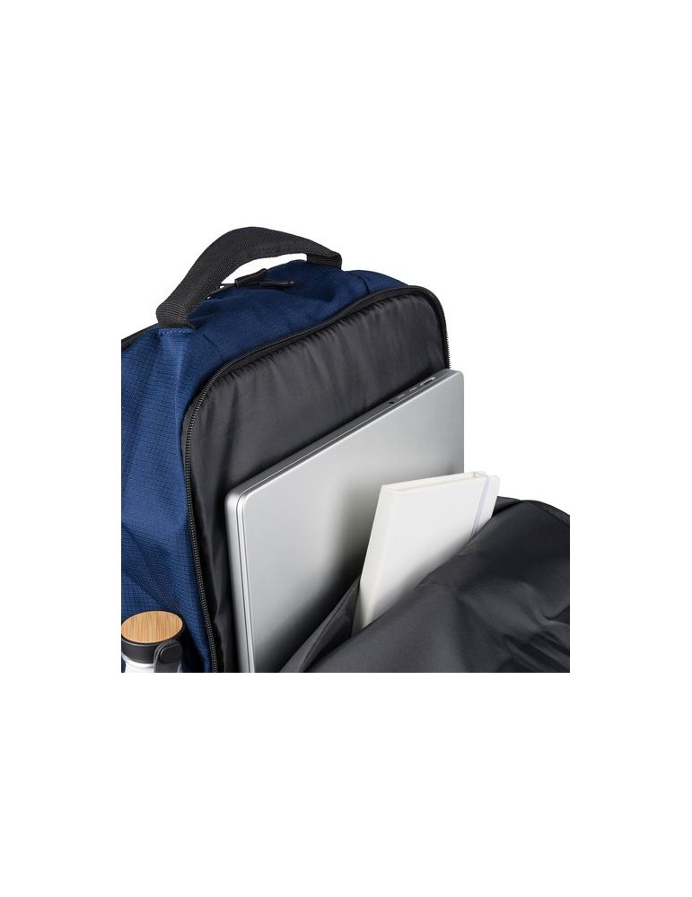 Sac à dos Ocean Bound en polyester rPET 300) Tova Matières : nylon Couleurs : bleu cadeau affaires élégant