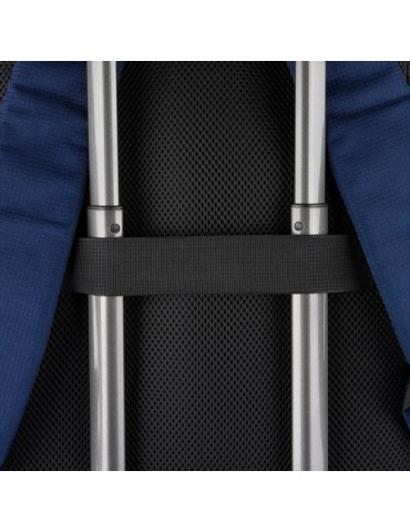Sac à dos Ocean Bound en polyester rPET 300) Tova Matières : nylon Couleurs : noir objet publicitaire robuste