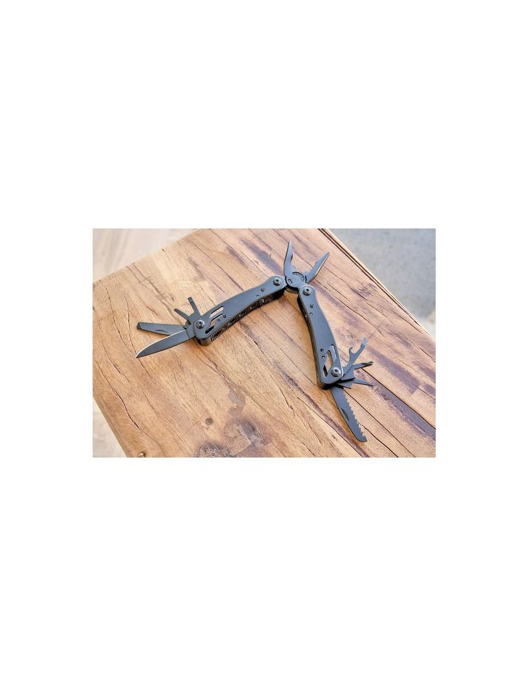 Pince multifonction en aluminium noir Ariane Matières : acier Couleurs : noir impression haute définition