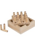 Mini Sudoku en bois de pin Kenza Matières : bois Couleurs : brun personnalisable avec votre logo