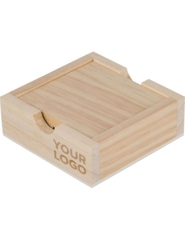Mini Sudoku en bois de pin Kenza Matières : bois Couleurs : brun cadeau entreprise pas cher