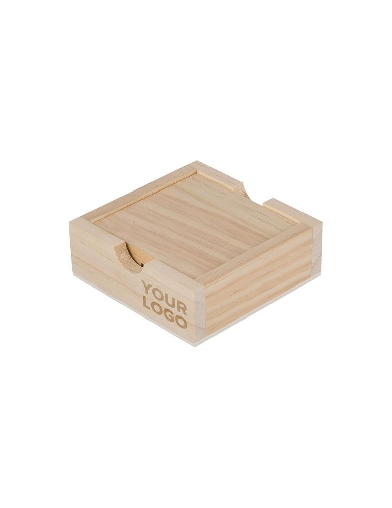 Mini Sudoku en bois de pin Kenza Matières : bois Couleurs : brun cadeau entreprise pas cher